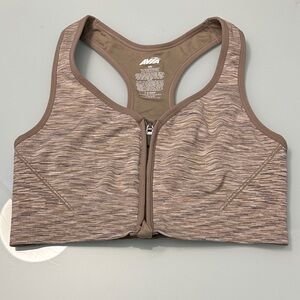 Avia Front Zip Sports Bra